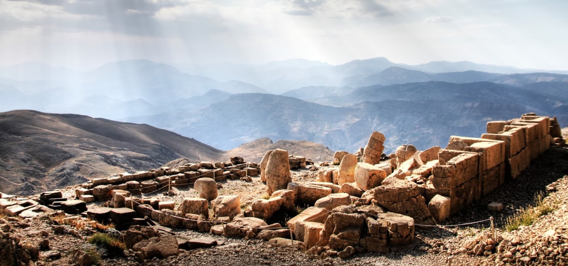 Nemrut Dağ in Kahta, Türkiye